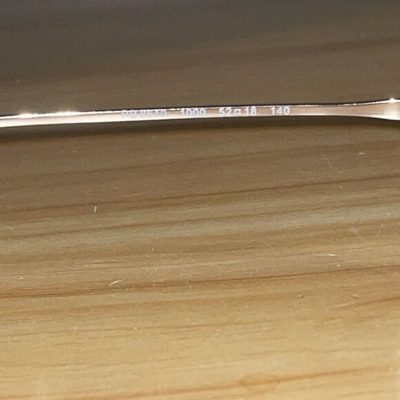 Ray Ban RB 8610 1000 Square Bronze Brown Eyeglasses Frame Only 52-18-140 - Picture 7 of 8